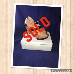 *SOLD* Jessica Simpson ELY Peep Toe Stilettos Sz 9